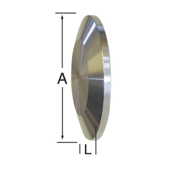 Solid End Cap for Tri-Clover