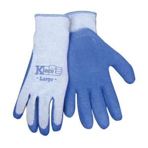 22713 Blue Latex Palm Gloves