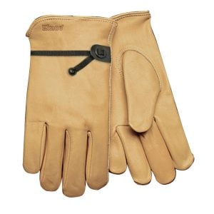 22729 Cowhide Gloves w/ Pull Strap