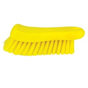 Yellow Block Brush w/Yellow Polyester Bristles