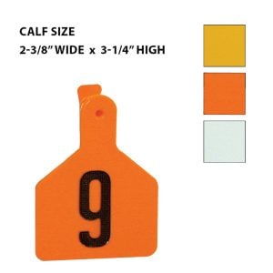 Z-Tag Numbered Calf Eartag Pkg/25