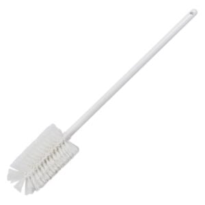 1030-156 (EA) - 26" Bottle & Valve Brush w/White Bristles & White Handle