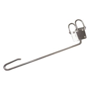 120210 (EA) - 25" Hose Support Arm w/Single Front Bend & Hook