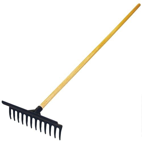 124-6516.jpg 124-6516 (EA) - ScrapeRake w/72" Handle - Black