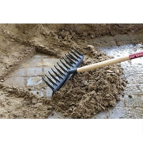 124-6516_1.jpg 124-6516 (EA) - ScrapeRake w/72" Handle - Black