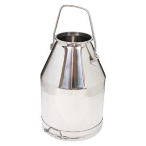 140408 (EA) - 80# SS Milking Bucket w/ Long Handle (34 liter)