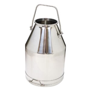 140408D (EA) - 80# SS Milking Bucket w/ Short Handle (34 liter)