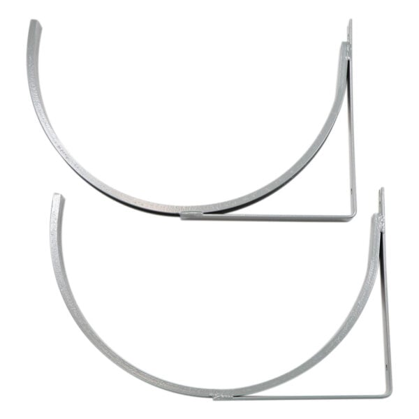 2B-00.jpg 2B-00 (EA) - Powder Coated Bracket Set f/ SS Sink