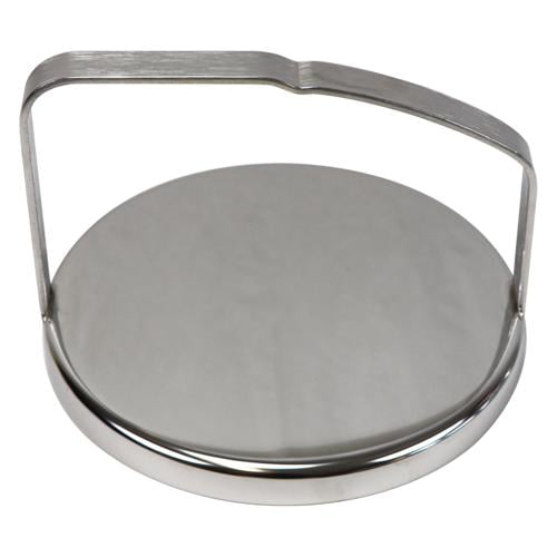 4008077 (EA) - S.S. Storage Lid f/ Short Locking Handle Milking Buckets -- Complete