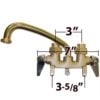 450 (EA) - Brass Mixing Faucet