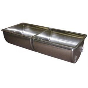 52222 (EA) - 22"x22" Double SS Sink