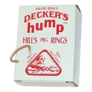 Hill's Hump #1 Pig Rings--Box/100