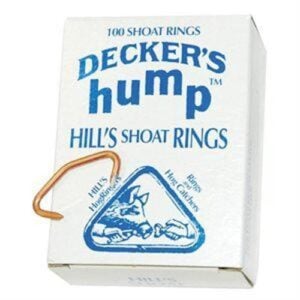 Hill's Hump #2 Shoat Rings--Box/100