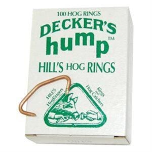Hill's Hump #3 Hog Rings--Box/100