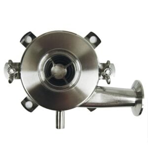 AHDV1000 (EA) - SS Milk Pump w/ 1" True Horizontal Discharge & Drain Valve