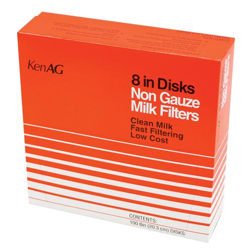 D115 (EA) - KenAG 8" Non-Gauze Filter Disk--24 x 100