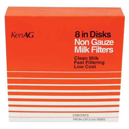 D115 (EA) - KenAG 8" Non-Gauze Filter Disk--24 x 100