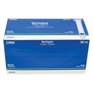 2363-007 (EA) - Disposable 20cc Luer Lock Syringe Only--50/pk