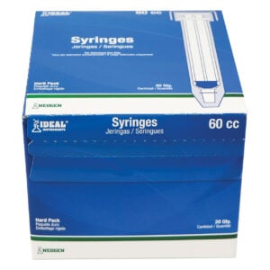 2363-009 (EA) - Disposable 60cc Luer Lock Syringe Only--20/pk