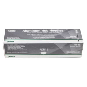 Aluminum Hub Needle 18 gauge Pack of 100